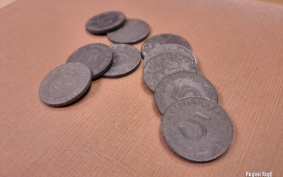Zinc 5 Reichspfennig set of 10 coins