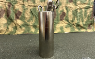 Steel medical storage container