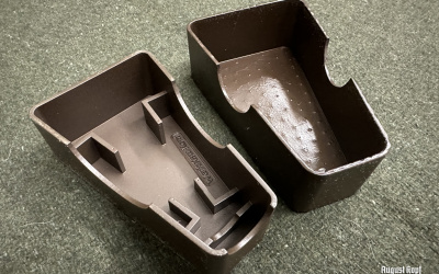 Empty protective box for shaving kit