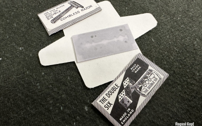 British Razor blades 3pcs type 1