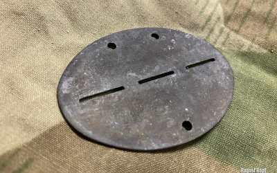 Accurate replica of German WW2 WH/KM/LW/SS dog tag.