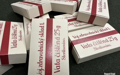 1. ČSR Vata - army cotton wool package