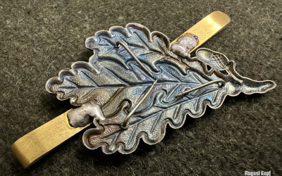 Skijager cap badge metal repro