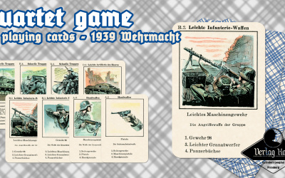 Kartenspiel Quartett - Wehrmacht 1939