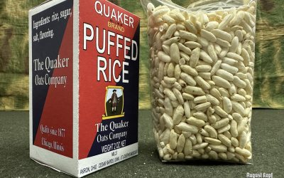 Vintage cereals of the WW2 era civilian US market, which has also appeared in various military rations or could be sent to you via field post or simply bought in your army PX.