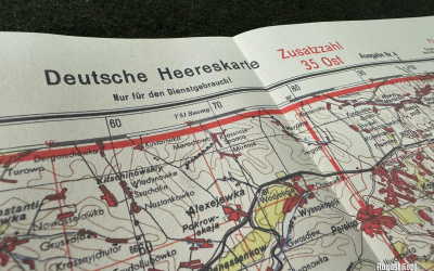 Deutsche Heereskarte Charkow Fliegerausgabe