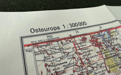 Deutsche Heereskarte Charkow Fliegerausgabe