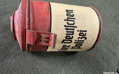 Cashbox label Tag der Polizei