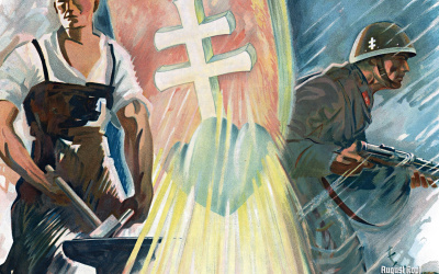 A standard size poster from WW2 era Slovak State.