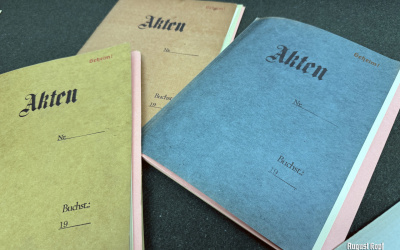 Cardboard folder Akten set