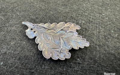 97. Jäger Division cap badge metal repro