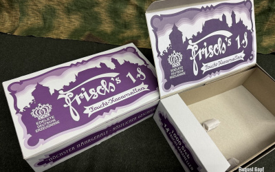 Box for Frucht Karamellen candies sweet empty