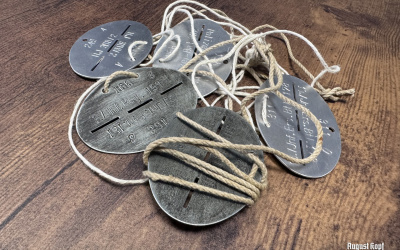Erkennungsmarke service - dog tag stamping