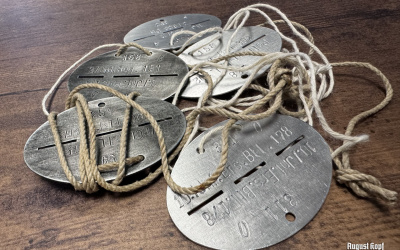 Erkennungsmarke service - dog tag stamping