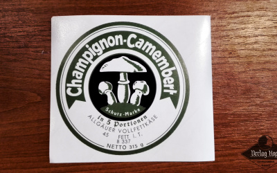 Another label sticker of the famous Camembert cheese is available for cheese weight 315g.