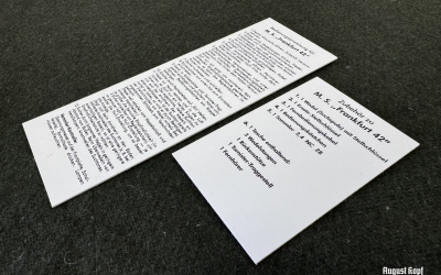 M. S. Frankfurt 42 lid sheets set