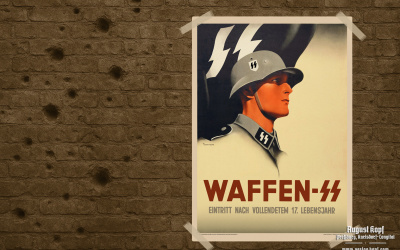 Very popular Waffen-SS recruitment poster.