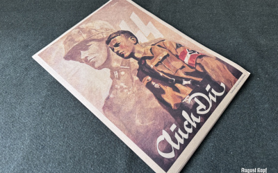 Very popular Waffen-SS recruitment poster focused on Hitlerjugend, with inscription 