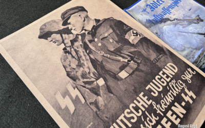 Very popular Waffen-SS recruitment poster focused on Deutsche Jugend 