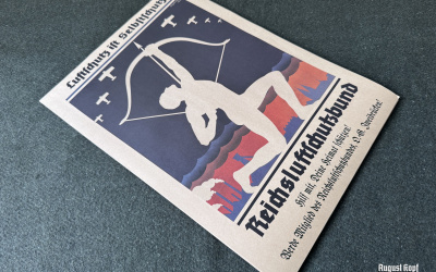 A huge poster from WW2 era - Air raid protection is self protection - 