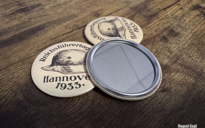 Round pocket mirror Stahlhelm 56mm