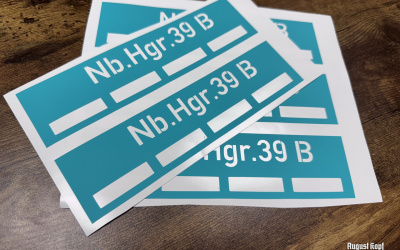 Stencil Nebel granate Nb. Hgr. 39 B