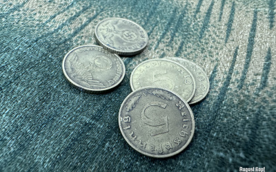 Aluminium-Bronze 5 Reichspfennig set of 5 coins