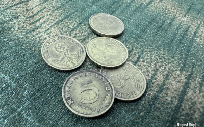 Aluminium-Bronze 5 Reichspfennig set of 5 coins