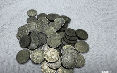 Aluminium-Bronze 5 Reichspfennig set of 5 coins