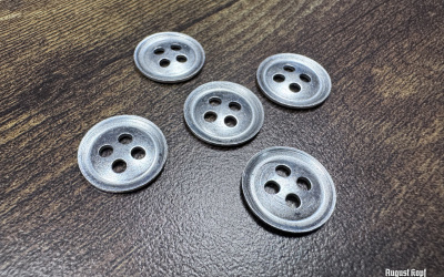 Aluminium button 16mm