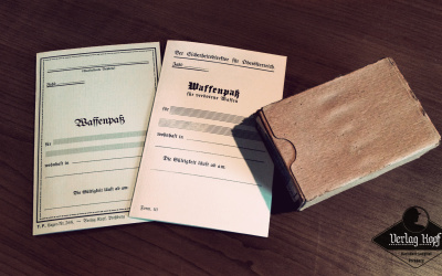 Interesting set of two licenses used during war.