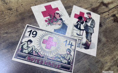 German Postcards set WW1 #14 DRK (3 pcs.)