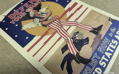 US Poster 42x30cm Defend your country