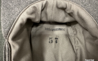 M43 WH/SS cap 1 button - custom made