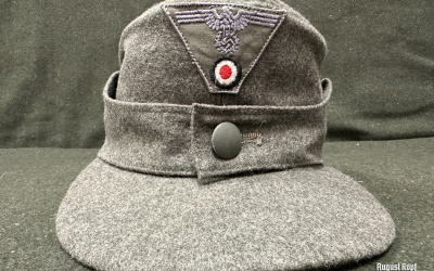 M43 WH/SS cap 1 button - custom made