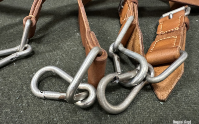 Straps for carrying MG lafette