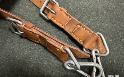 Straps for carrying MG lafette