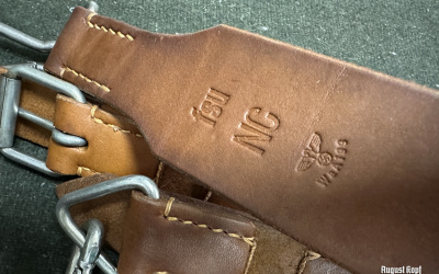 Straps for carrying MG lafette