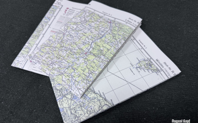 Courland Pocket Map set of 3