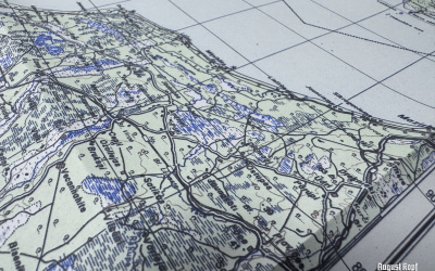 Courland Pocket Map set of 3