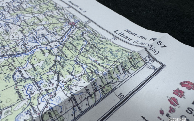 Courland Pocket Map set of 3