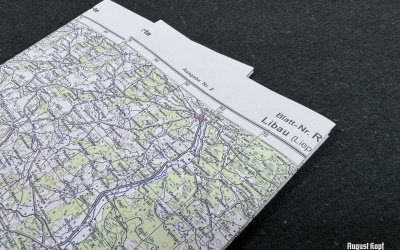 Courland Pocket Map set of 3