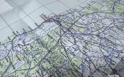 Courland Pocket Map set of 3