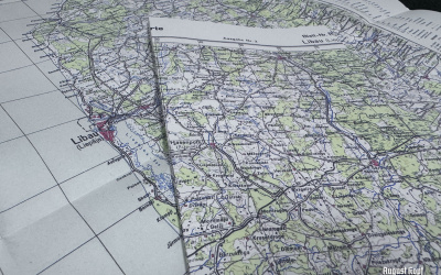 Courland Pocket Map set of 3