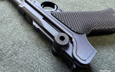 Plastic holster filler - Luger P08