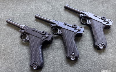 Plastic holster filler - Luger P08
