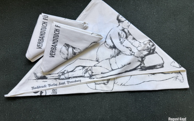Dreieck Tuch - Triangle cloth illustrated