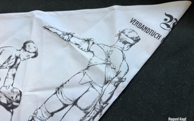 Dreieck Tuch - Triangle cloth illustrated