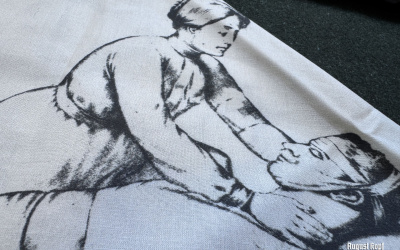 Dreieck Tuch - Triangle cloth illustrated