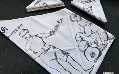 Dreieck Tuch - Triangle cloth illustrated